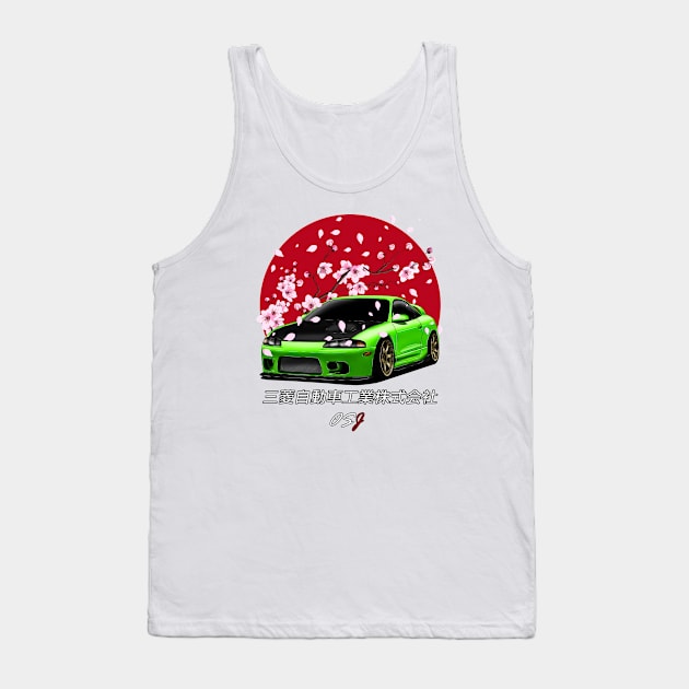 Eclipse Green SunRise Edition Tank Top by OSJ Store